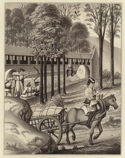 Shooting at the Butt, 1496 by Henry Shaw