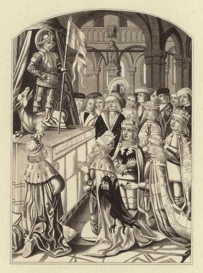 Sovereigns of Europe Worshipping Saint George by Henry Shaw