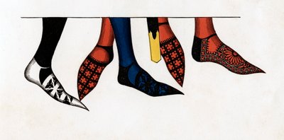 The Hose and Shoes Worn by Princes at the Court of Edward III by Henry Shaw