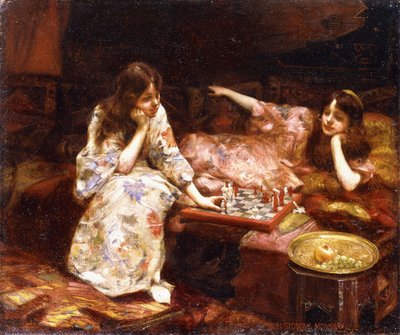 Repose - A Game of Chess by Henry Siddons Mowbray