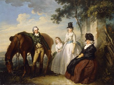 A Group Portrait of the Parker Family by Henry Singleton