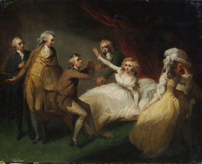 Camilla Recovering from Her Swoon, Illustration of a Scene from 