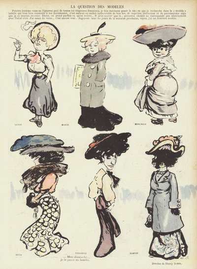 Illustration for Le Rire by Henry Somm