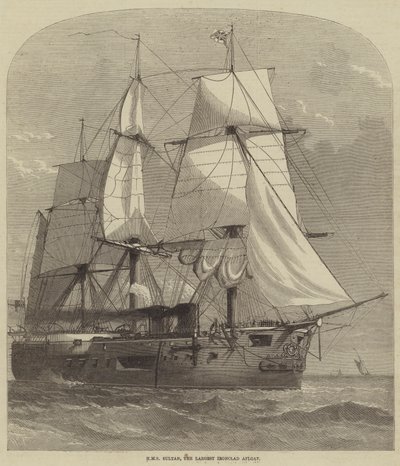 HMS Sultan, the Largest Ironclad Afloat by Henry Spernon Tozer
