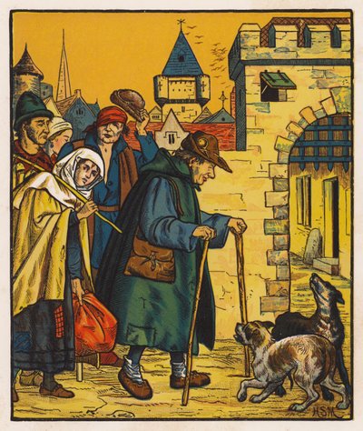 The Jolly Beggars by Henry Stacy (after) Marks