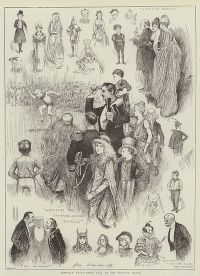 Juvenile Fancy-Dress Ball at the Mansion House by Henry Stephen Ludlow