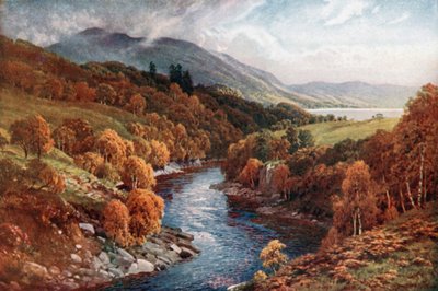 River Awe Flowing to Loch Etive, Argyllshire by Henry Sutton Palmer
