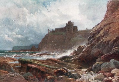 Tantallon Castle, on Coast of Haddingtonshire by Henry Sutton Palmer