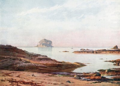 The Bass Rock - A Tranquil Evening by Henry Sutton Palmer