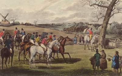 A Steeple-Chase by Henry Thomas (after) Alken