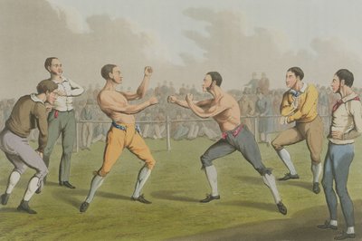 A Prize Fight, aquatinted by I. Clark, pub. by Thomas McLean by Henry Thomas Alken