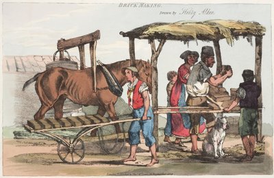 Brick Making by Henry Thomas Alken