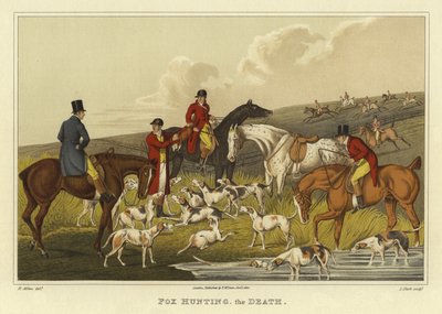 Fox Hunting, the Death by Henry Thomas Alken