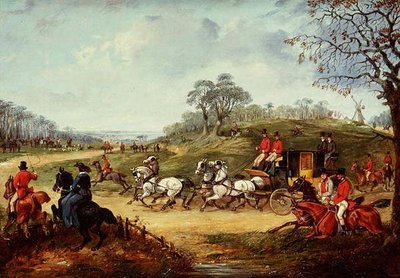 Going to the Meet, Breaking Cover Full Cry and The Death by Henry Thomas Alken