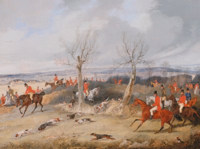 Hunting Scene: In Full Cry by Henry Thomas Alken