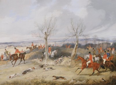 Hunting Scene, In Full Cry by Henry Thomas Alken