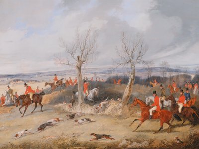 Hunting Scene: In Full Cry by Henry Thomas Alken