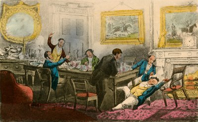 Lift Me Up! Tie Me in My Chair! Fill My Glass! by Henry Thomas Alken