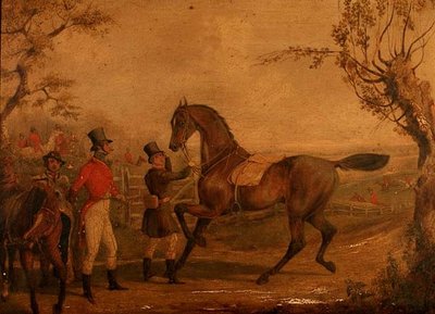 Preparing for the Hunt by Henry Thomas Alken