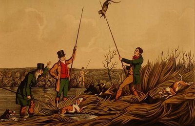 Spearing The Otter by Henry Thomas Alken