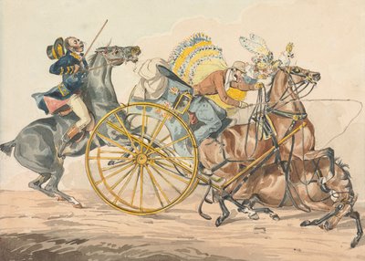Sporting Discoveries, or the Miseries of Driving: You Discover a New Way of Bringing Your Equipage into a Small Compass by Henry Thomas Alken