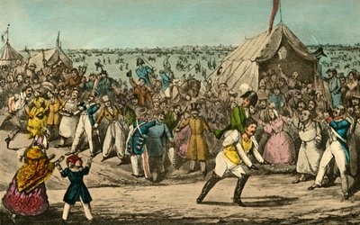 Sporting in France- Mr. Jorrocks beats the Baron for Speed by Henry Thomas Alken