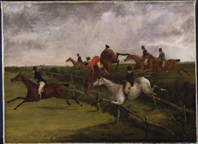 The Grand Leicestershire Steeplechase, March 12, 1829: Symptoms of Distress by Henry Thomas Alken