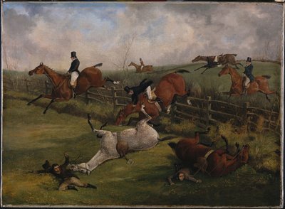 The Grand Leicestershire Steeplechase, March 12, 1829: A Rich Scene and Such as No Other Country Can Exhibit by Henry Thomas Alken