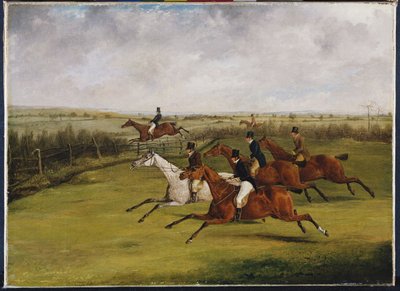 The Grand Leicestershire Steeplechase: The Field Becomes Select by Henry Thomas Alken