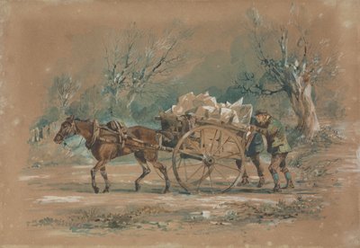 The Ice-Wagon by Henry Thomas Alken