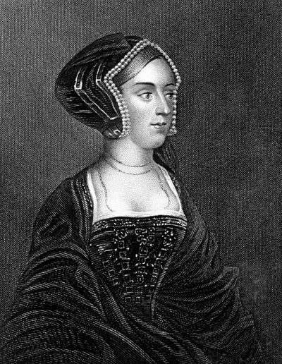 Anne Boleyn, second wife of Henry VIII by Henry Thomas Ryall