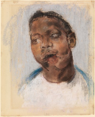 Portrait of a Wounded Soldier Before Treatment by Henry Tonks