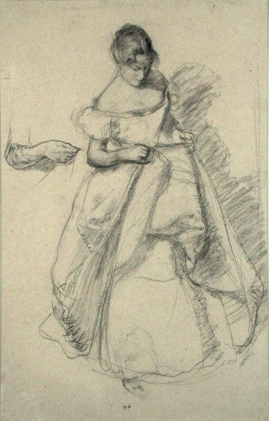Study of a Girl by Henry Tonks