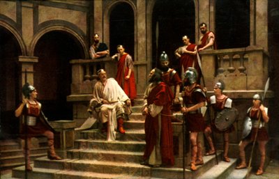 Jesus Before Pilate by Henry Traut