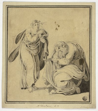 Man and Woman in Attitudes of Distress by Henry Tresham
