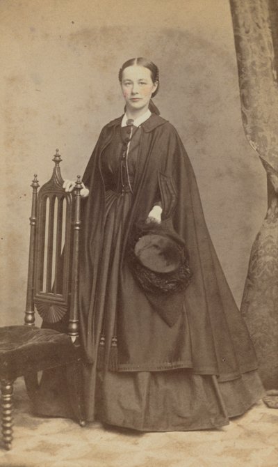 Carte-de-visite Portrait of Carrie N. Lacy by Henry Ulke