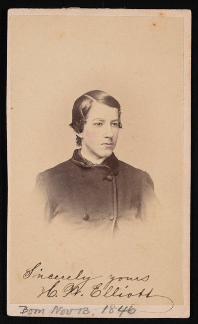 Portrait of Henry Wood Elliott, 1865 by Henry Ulke