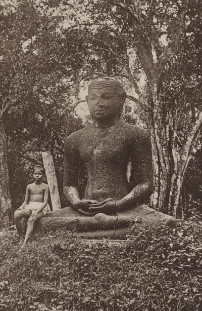 Ruined Cities of Ceylon: Monolithic Statue of Buddha by Henry W. Cave