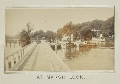At Marsh Lock by Henry W. Taunt