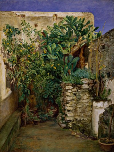 Corner of an Eastern Courtyard by Henry Wallis