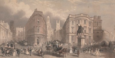 The Bank of England and Royal Exchange, Cornhill by Henry Wallis