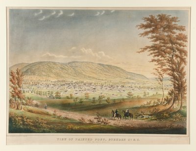 View of Painted Post, Steuben Co. NY From the North Side by Henry Walton