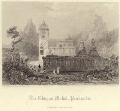 Chugun Mahal in Penukonda by Henry Warren