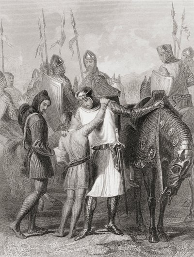 Richard, Earl of Pembroke, Taking Leave of His Brother Before Leaving for Ireland in 1169, from 