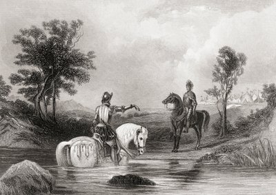 The Meeting of the Earl of Essex and the Earl of Tyrone in County Louth, Ireland in 1599, from 