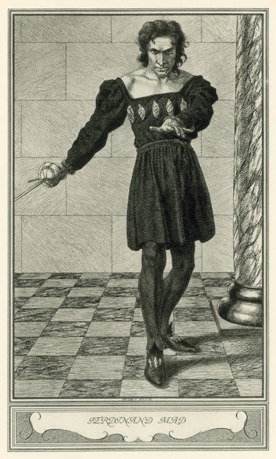 The Duchess Of Malfi by John Webster: Ferdinand Mad by Henry Weston Keen
