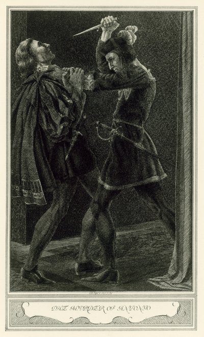 The Duchess Of Malfi by John Webster: The Murder of Antonio by Henry Weston Keen