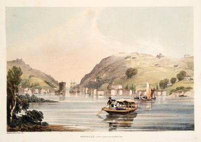 Position of Lord John Hay, at Passages, from Sketches of Scenery in the Basque Provinces of Spain, with a Selection of National Music, pub. 1838 by Henry Wilkinson