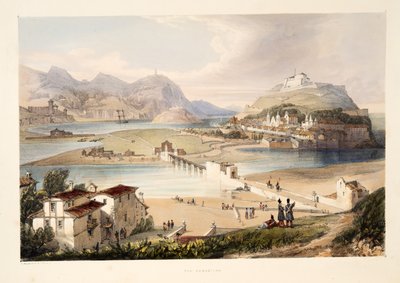 San Sebastian, from Sketches of scenery in the Basque provinces of Spain, with a selection of national music, pub. 1838 by Henry Wilkinson