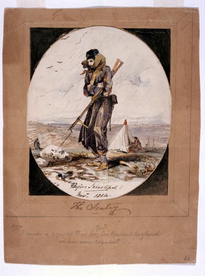 The Sentry, Before Sebastopol, 1854 by Henry Wilkinson